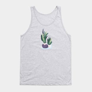 Cat with Plants Tank Top